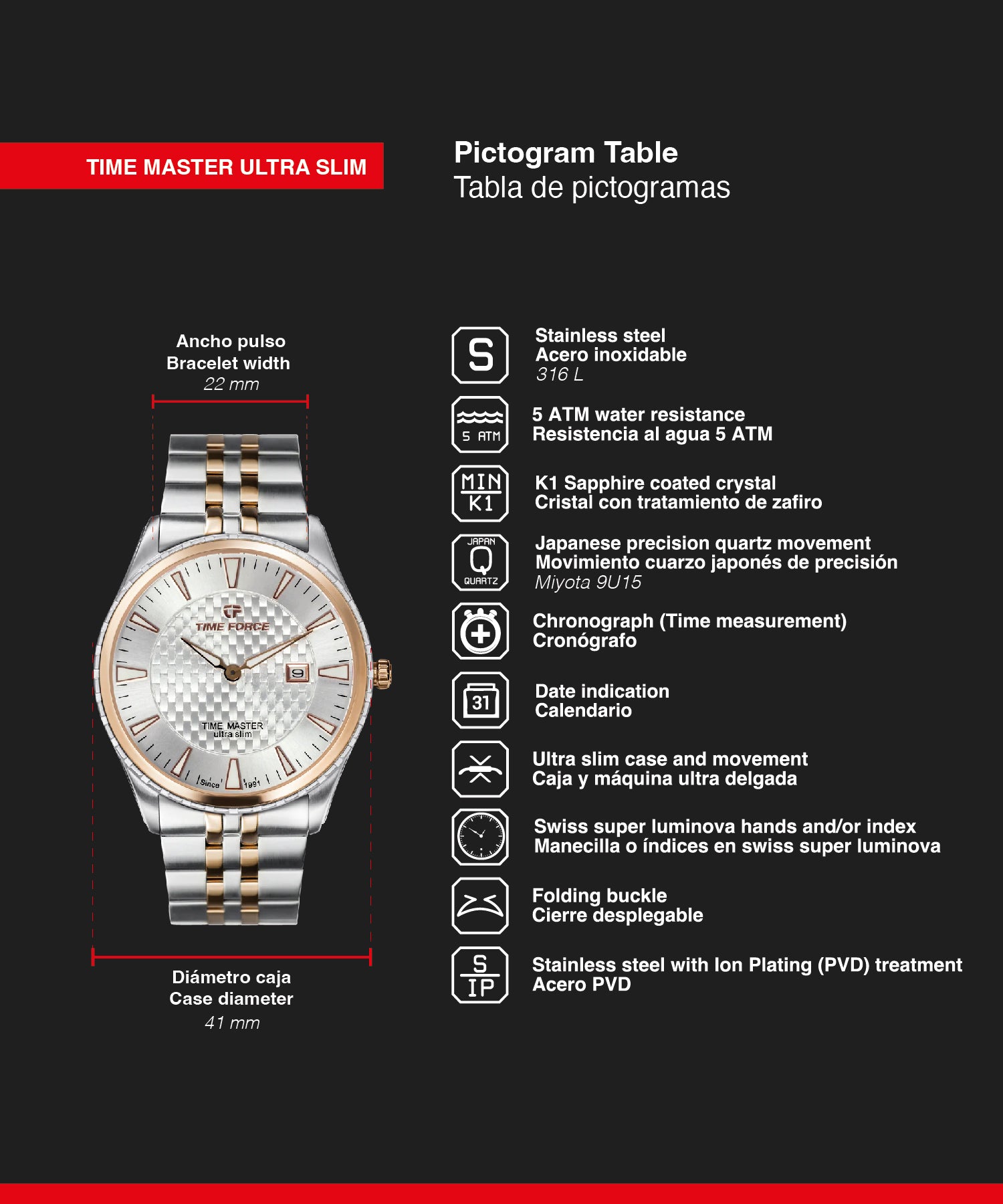 <tc>Time Master&nbsp;Ultra Slim</tc>